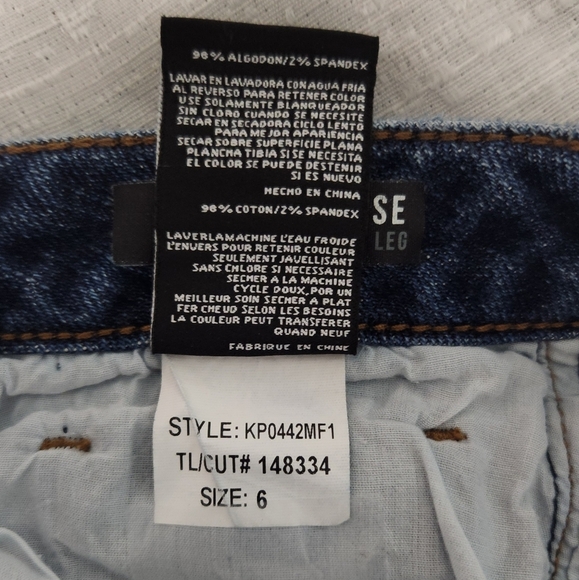 KUT SIZE 6 Women's Blue Distressed Jeans - Picture 6 of 9